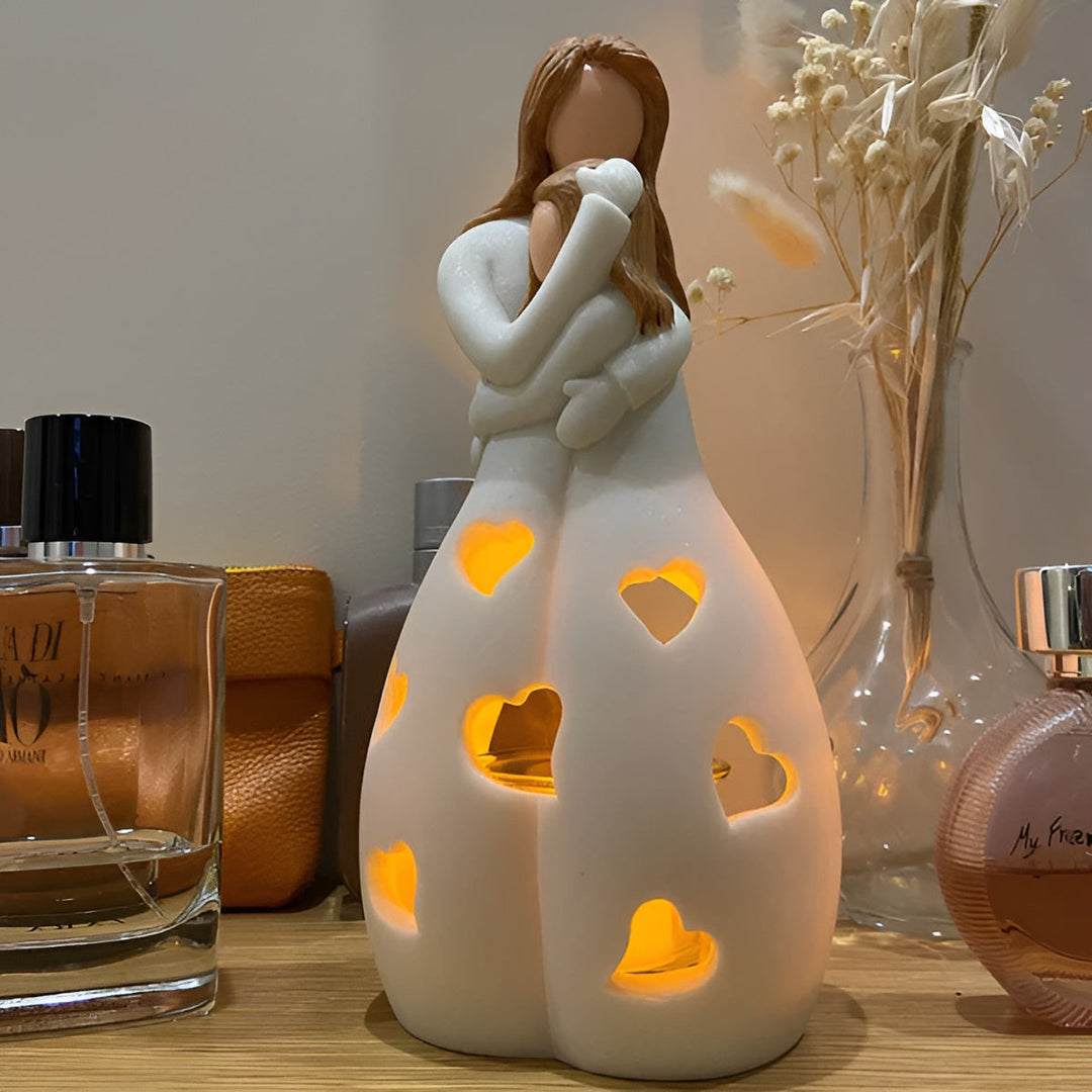 Stornfield | Flamboyant Mother Daughter Candlestick - LoveGlow