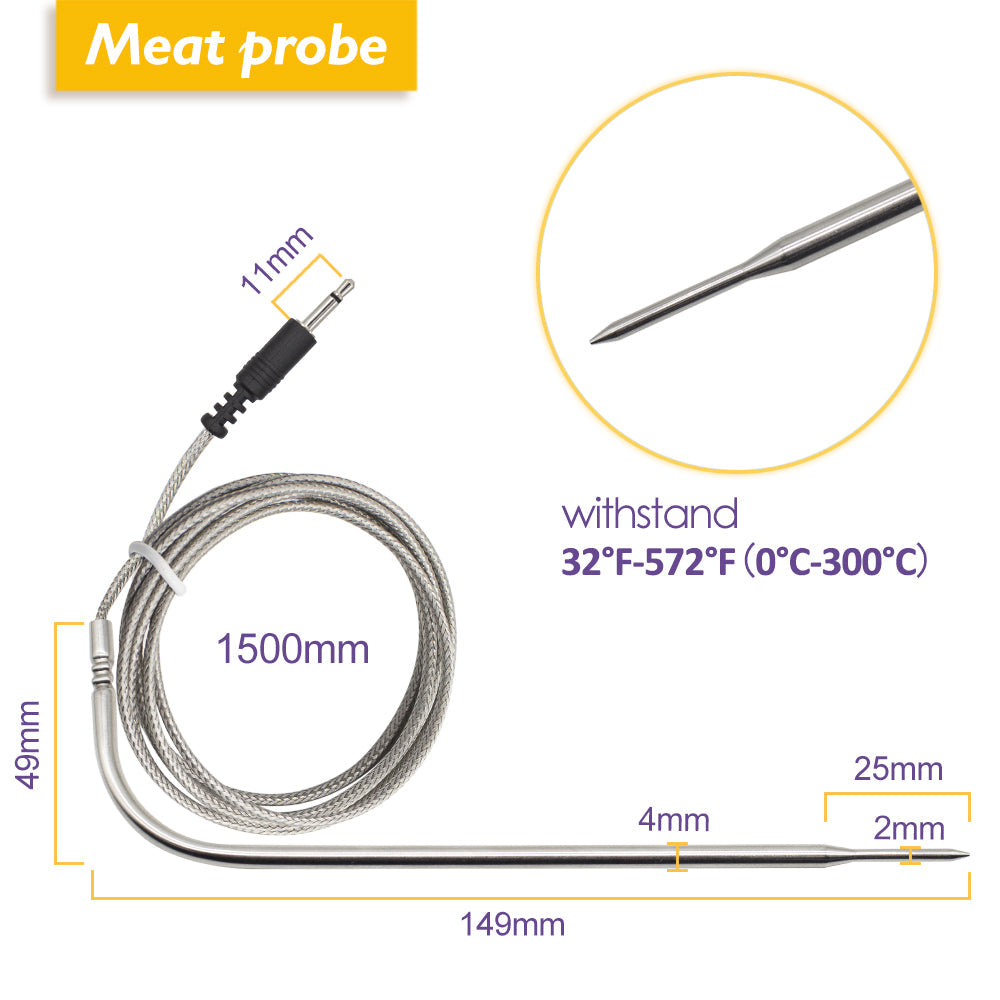 Meat Probe for Thermometer IBT-4XS and IBT-6XS | Stornfield