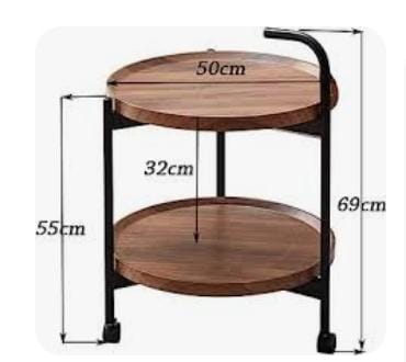Stornfield | Double-Layer Cart/Side Table