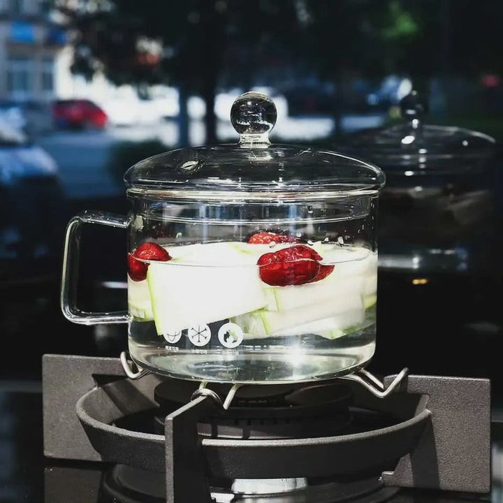 Stornfield | Heat-Resistant Glass Cooking Pot