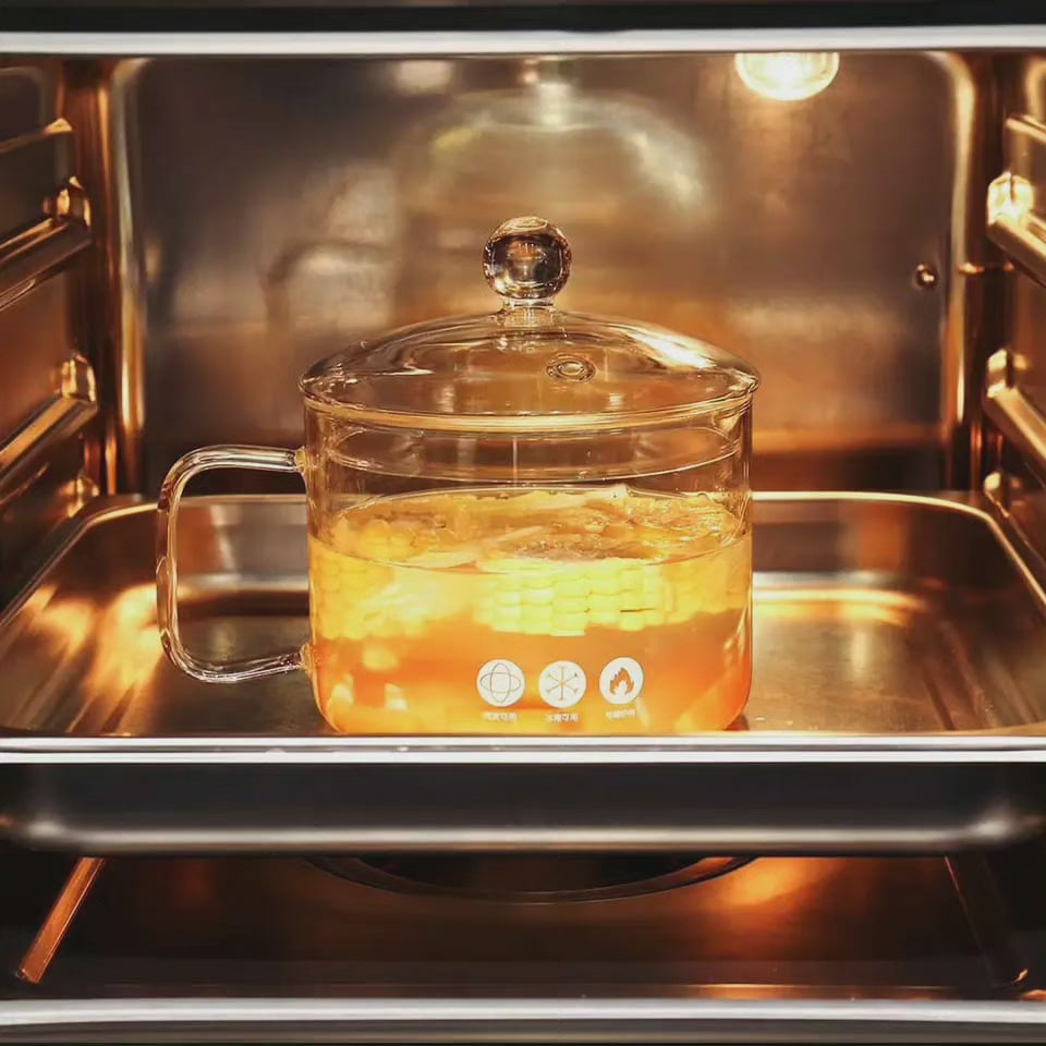 Stornfield | Heat-Resistant Glass Cooking Pot