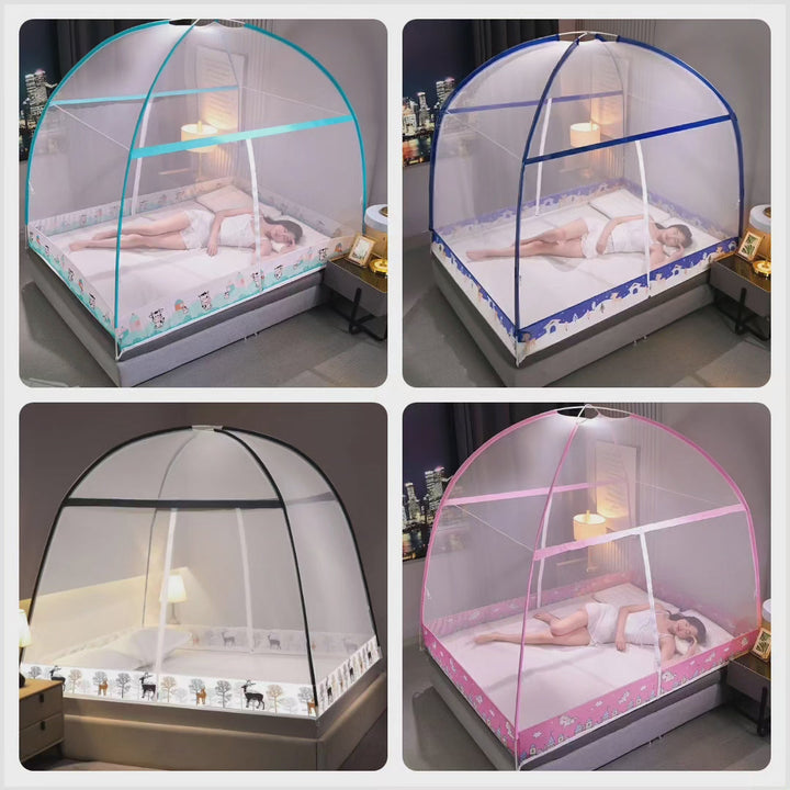 Stornfield | Foldable Mosquito Net Tent (5by6) Black
