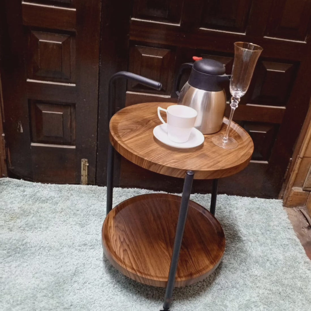 Stornfield | Double-Layer Cart/Side Table
