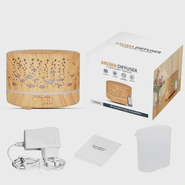 Stornfield | Diffuseur d'arôme ultrasonique Humidificateur avec télécommande
