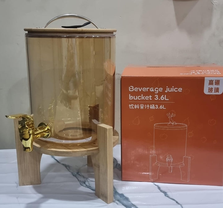 Stornfield | 3.6L Glass Jar with Bamboo Stand