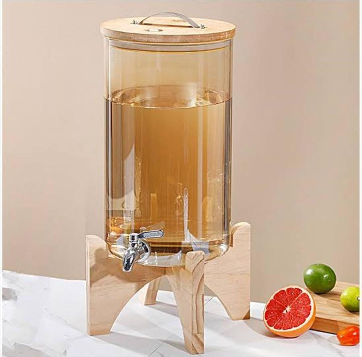 Stornfield | 3.6L Glass Jar with Bamboo Stand
