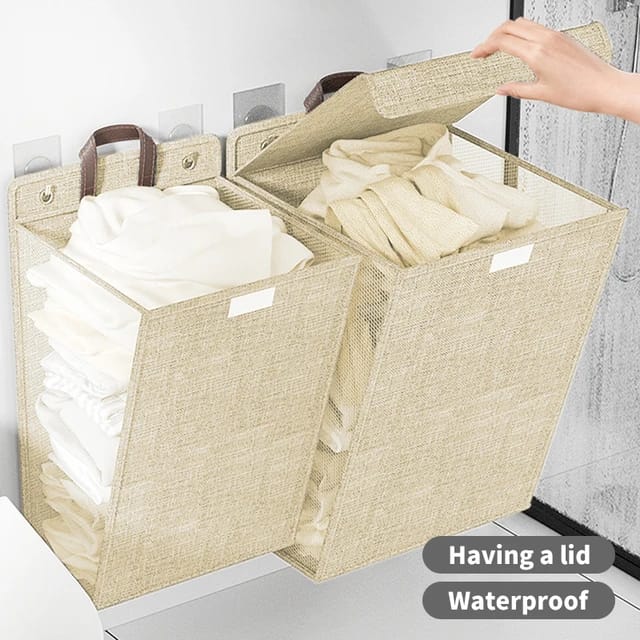 Stornfield | Wall-mounted folding laundry basket