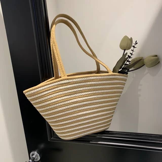 Stornfield | Woven Straw Bag