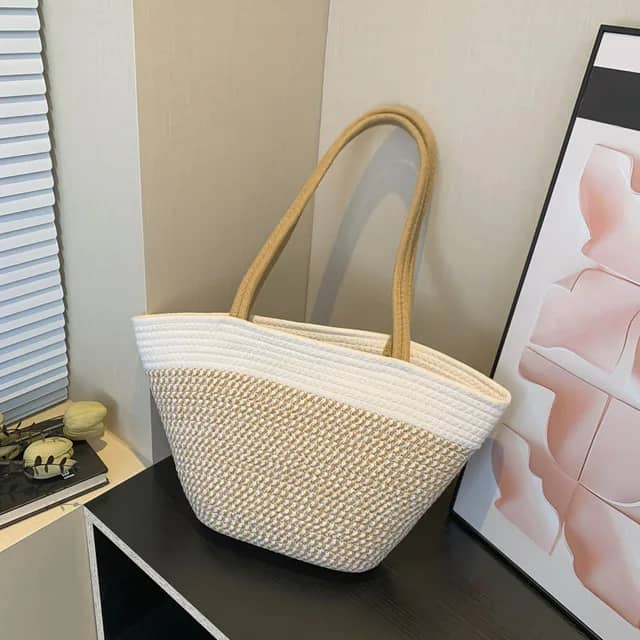 Stornfield | Woven Straw Bag