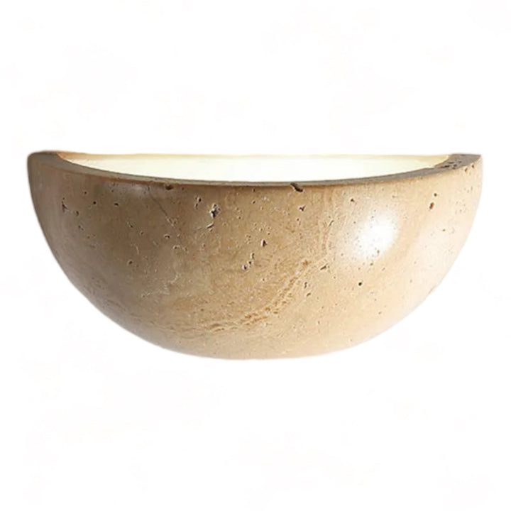 Half-Round LED Wabi-Sabi Wall Lamp - ZenGlow | Stornfield