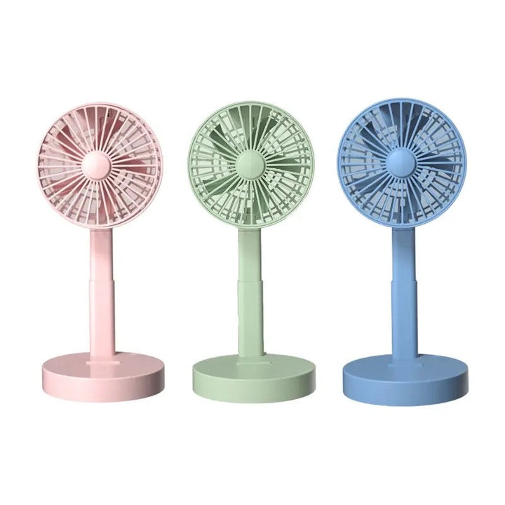 Foldable Telescopic Charging Fan, Minimalist, Mini Portable Desktop | Stornfield