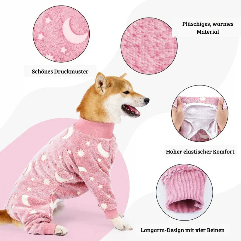 Stornfield Warm Winter Dog Pajamas, Fluffy and Stretchy