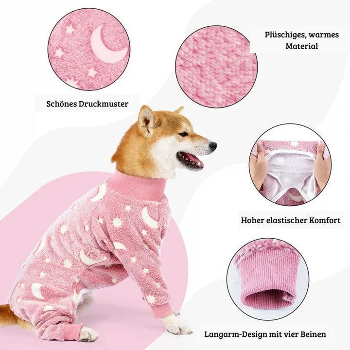 Stornfield Warm Winter Dog Pajamas, Fluffy and Stretchy