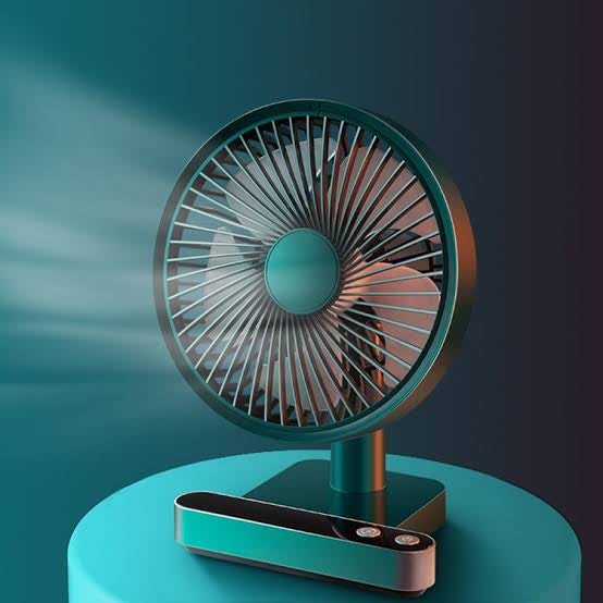 F702 Automatic Shaking Desktop Electric Fan with LED Display | Stornfield