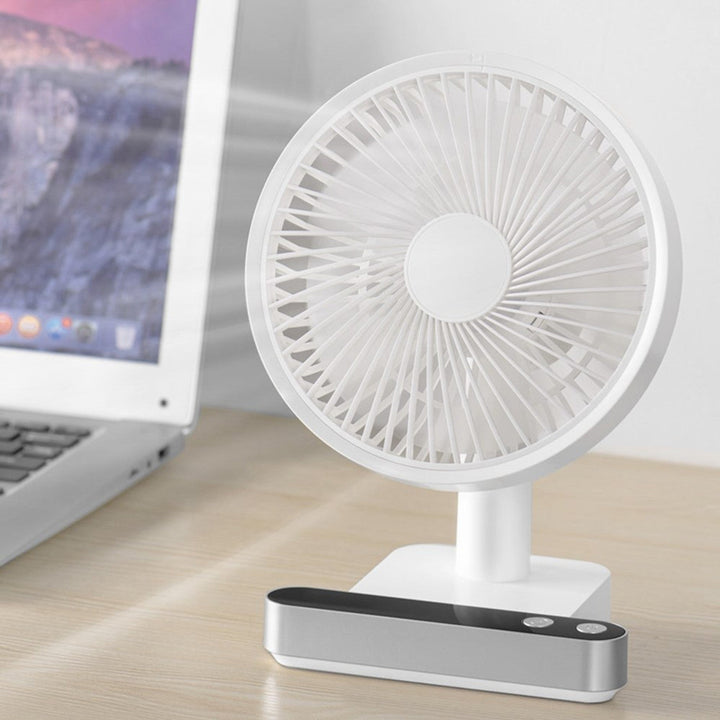 F702 Automatic Shaking Desktop Electric Fan with LED Display | Stornfield