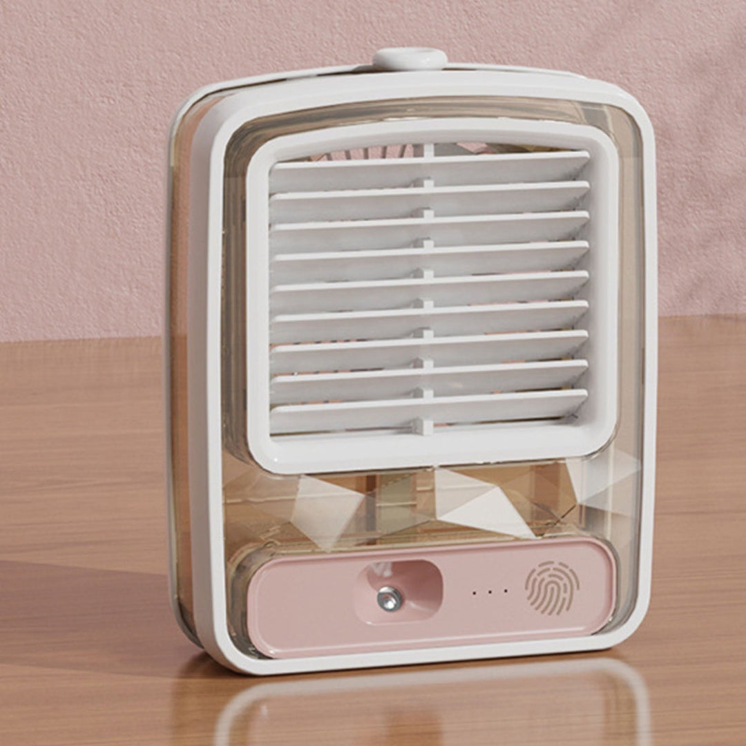Water Cooled Desk Fan, With Humidifier Spray-Various Colours | Stornfield