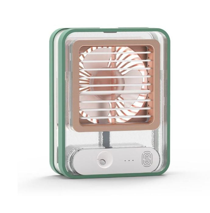 Water Cooled Desk Fan, With Humidifier Spray-Various Colours | Stornfield