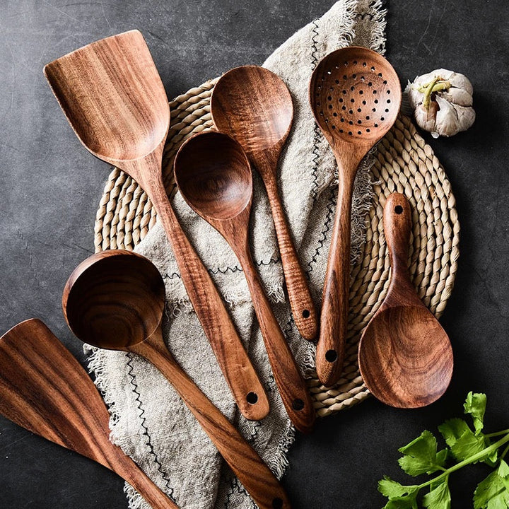 Stornfield | AcaciaLuxe – Ensemble de Cuisine Polyvalent avec Élégance Naturelle