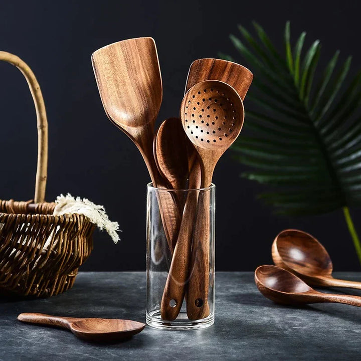 Stornfield | AcaciaLuxe – Ensemble de Cuisine Polyvalent avec Élégance Naturelle