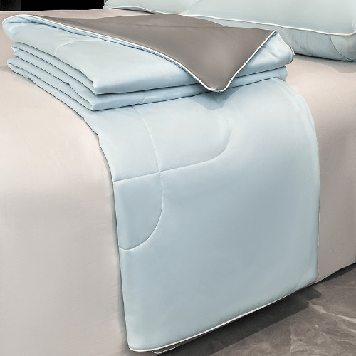 Double-Faced Two-Hue Ring-Stitched Cooling Comforter | Stornfield