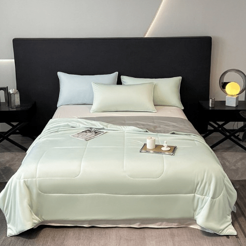 Double-Faced Two-Hue Ring-Stitched Cooling Comforter | Stornfield