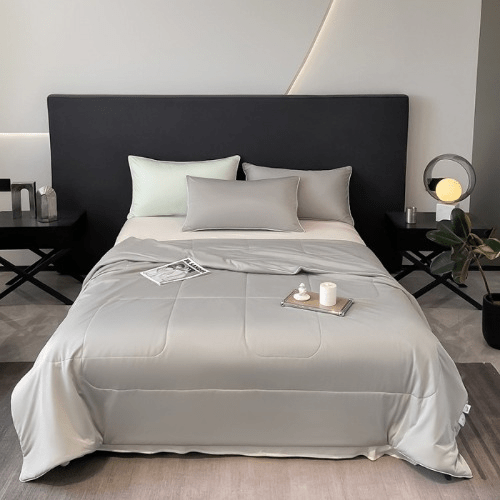 Double-Faced Two-Hue Ring-Stitched Cooling Comforter | Stornfield