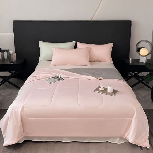 Double-Faced Two-Hue Ring-Stitched Cooling Comforter | Stornfield