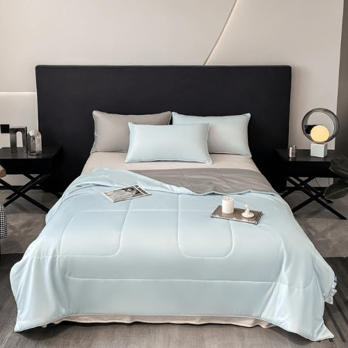 Double-Faced Two-Hue Ring-Stitched Cooling Comforter | Stornfield