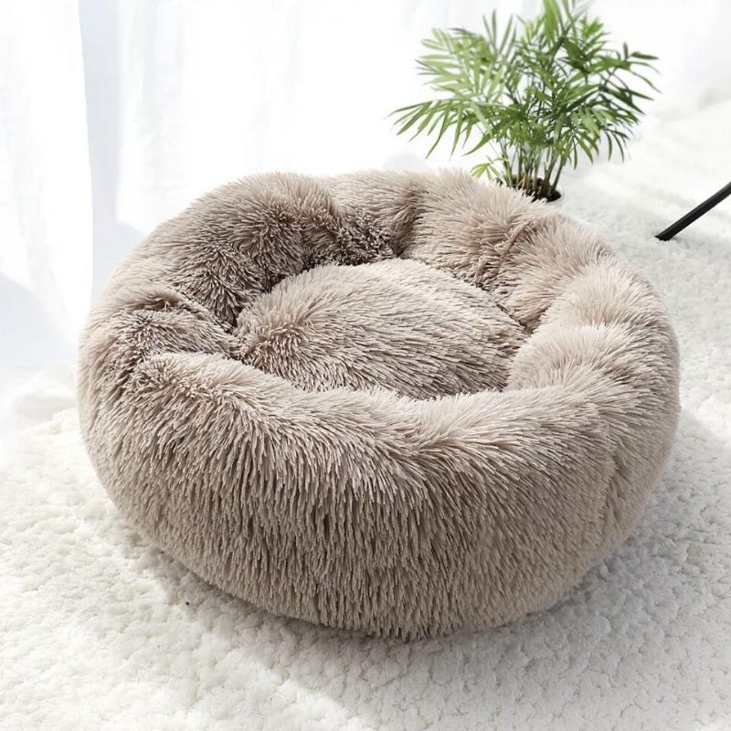 Stornfield | PawNest Soothing Donut Cat Bed | Round Plush Kennel | Stress-Reducing and Comfortable | Perfect for Cats and Small Dogs