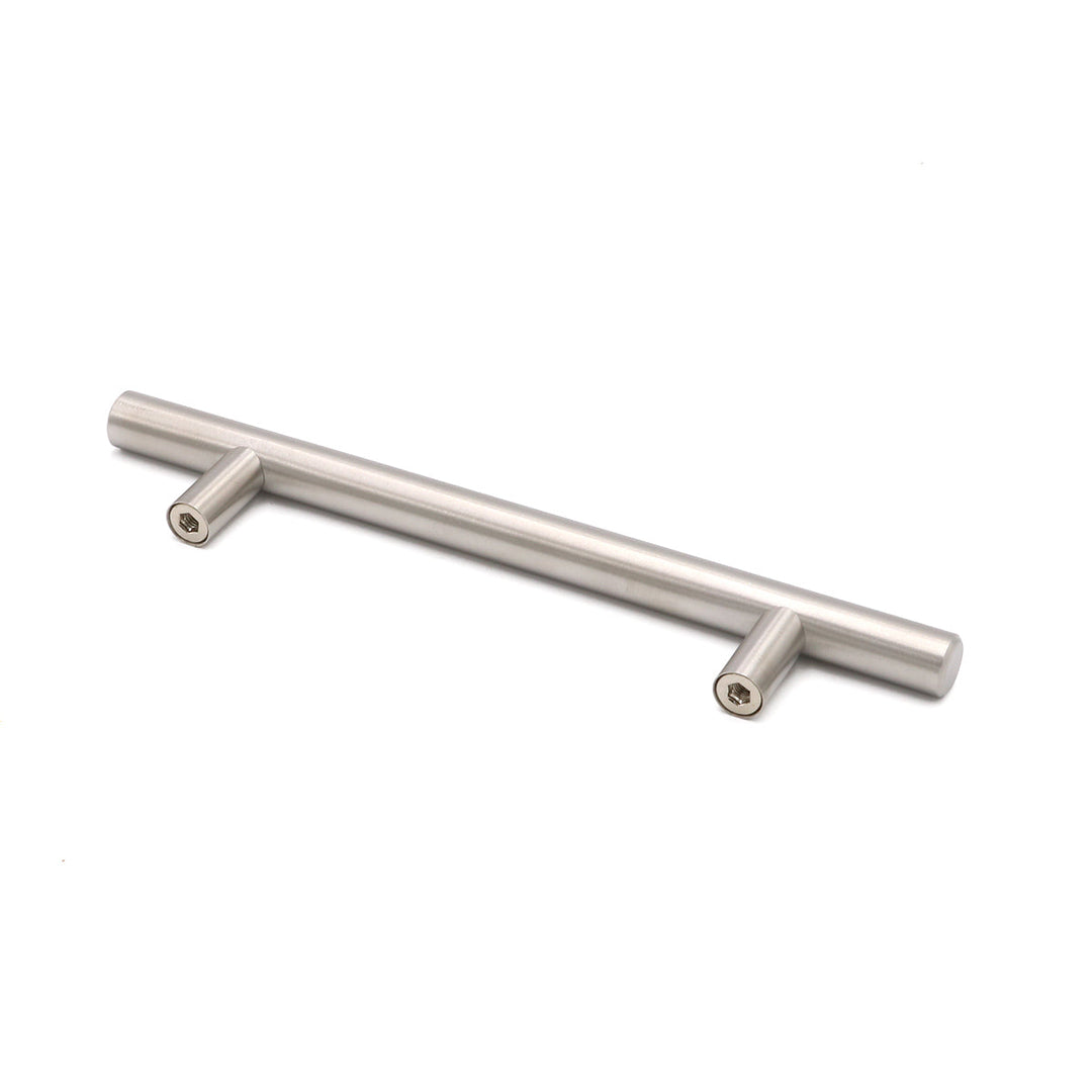 Stornfield | Brushed Nickel Stainless Steel Modern T-Bar Drawer Pulls