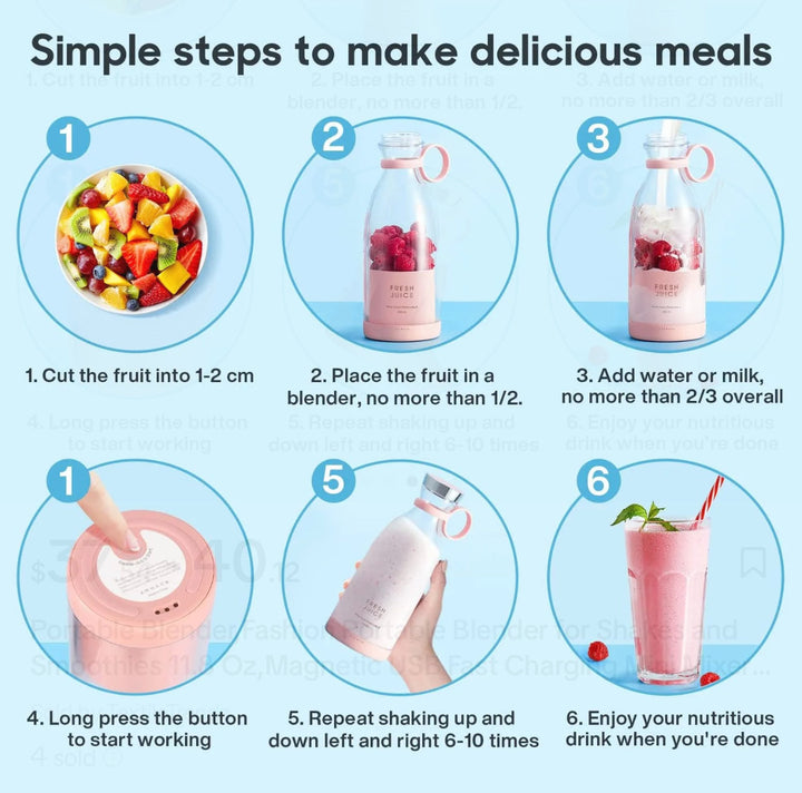 Portable blender for fresh juices | Stornfield