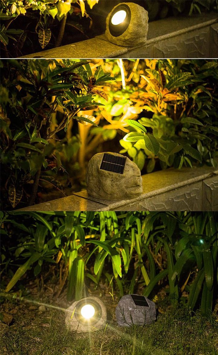 Rocky Glow - Elegant Solar Lamp for Outdoors | Stornfield