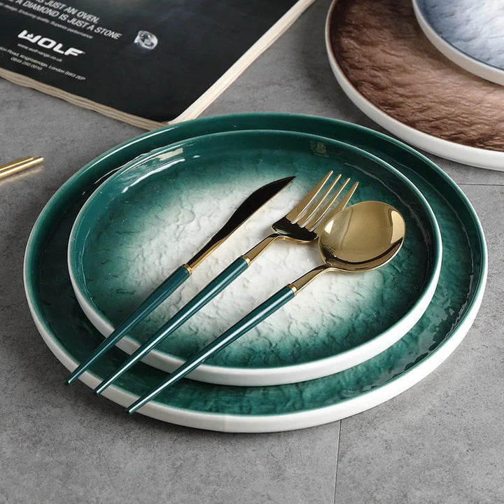 Emerald Gradient Plate Stornfield
