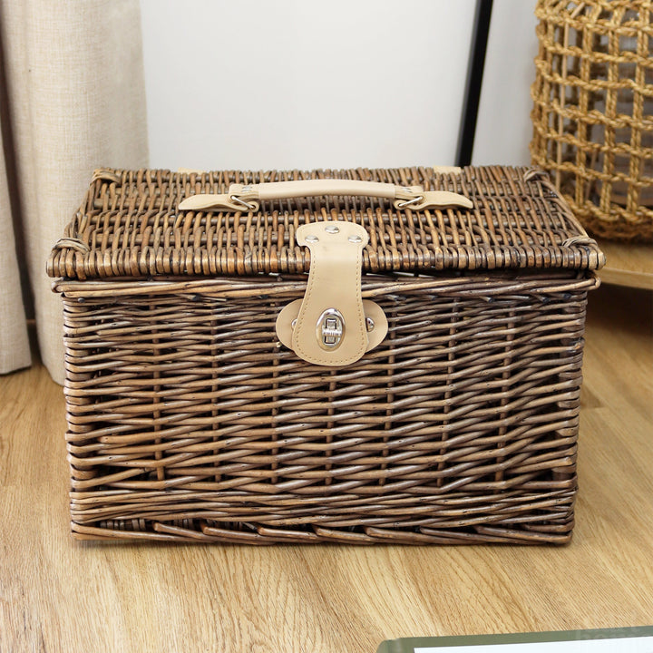 Stornfield | Antique Wicker Lotion Basket