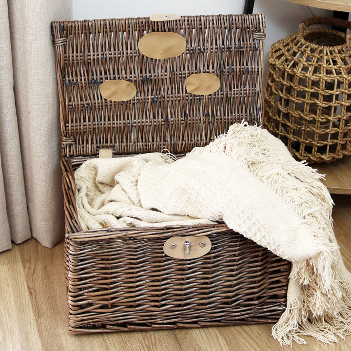 Stornfield | Antique Wicker Lotion Basket