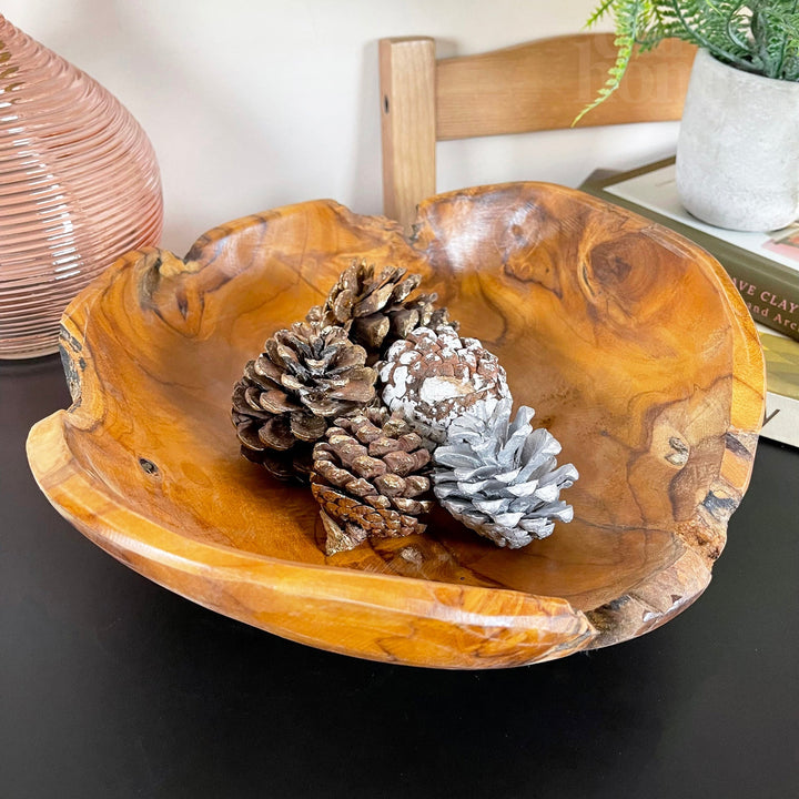 Stornfield | Bol décoratif enracine de teck 30cm