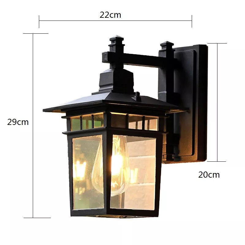 Rustic Vintage Aluminum Outdoor Light | Stornfield