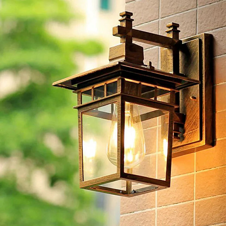 Rustic Vintage Aluminum Outdoor Light | Stornfield