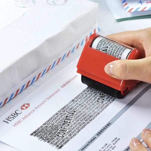 Identity Protection Privacy Roller Stamp | Stornfield