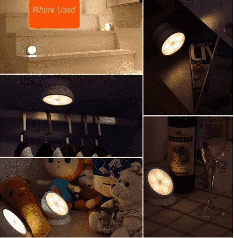 360 Magnetic LED Motion-Sensing Light | Stornfield