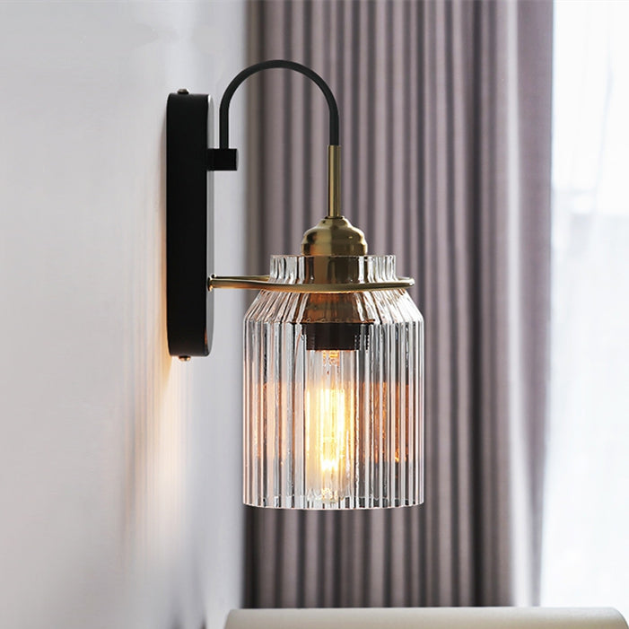 Industrial Glass Funnel Wall Lamp | Stornfield