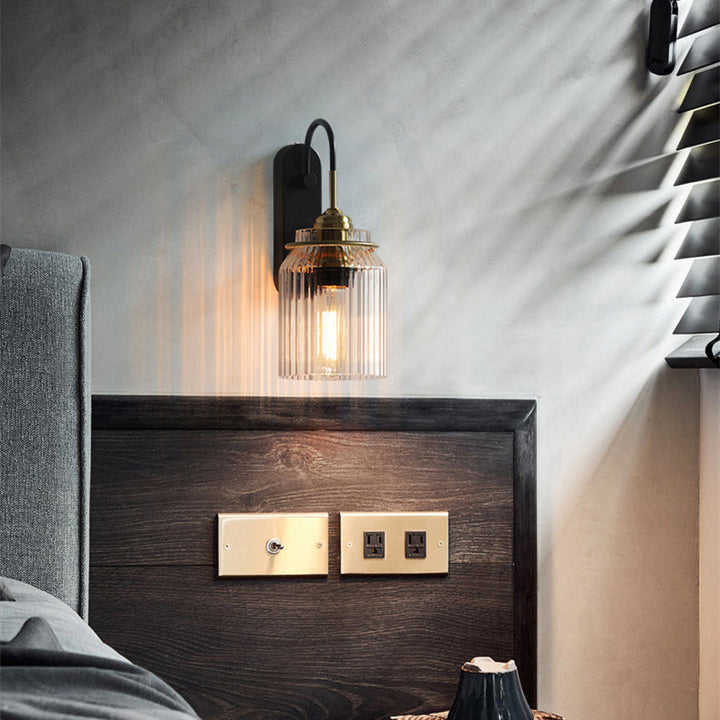 Industrial Glass Funnel Wall Lamp | Stornfield