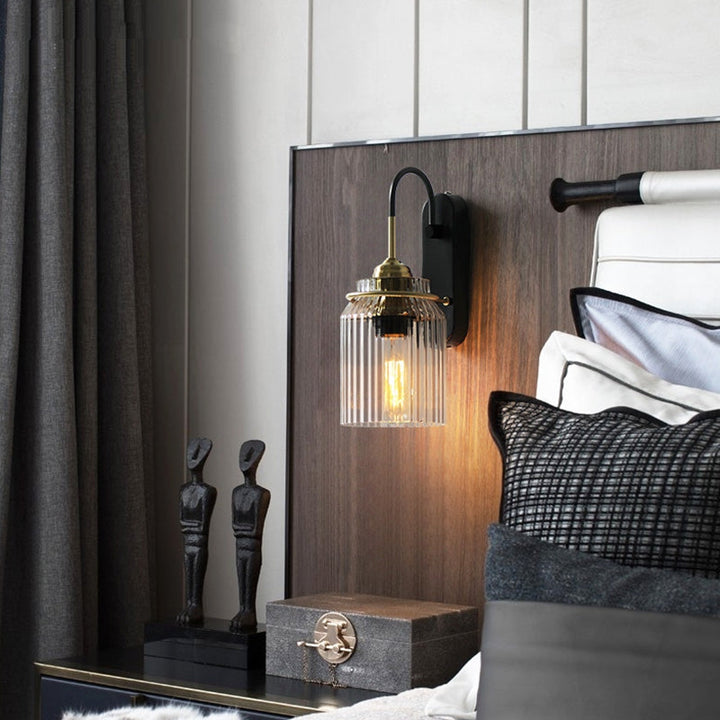Industrial Glass Funnel Wall Lamp | Stornfield