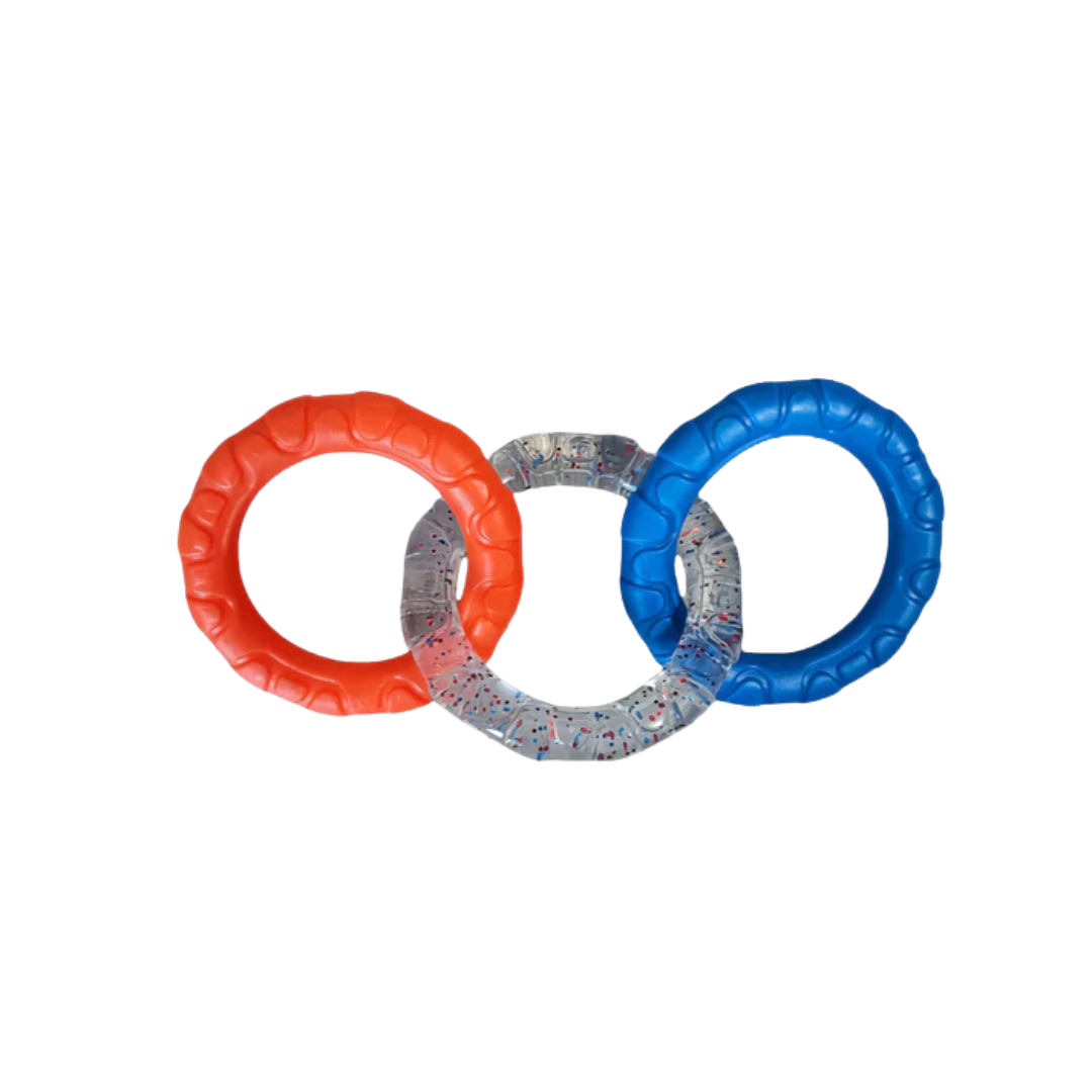3 Ring Chew Toy for Dogs robust and tooth-friendly Stornfield