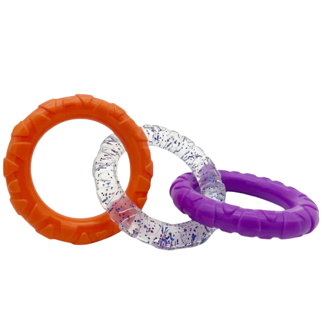 3 Ring Chew Toy for Dogs robust and tooth-friendly Stornfield