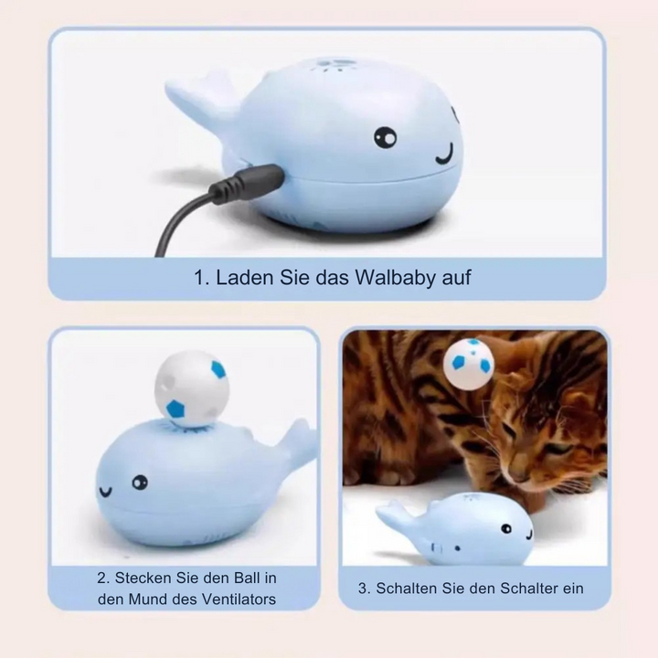 Stornfield Interactive Walking Cat Toy with Floating Ball