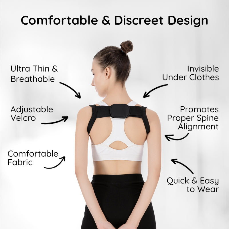 Stornfield | Invisible Back Posture Corrector | Adjustable, Comfortable Design for Improved Posture and Back Support