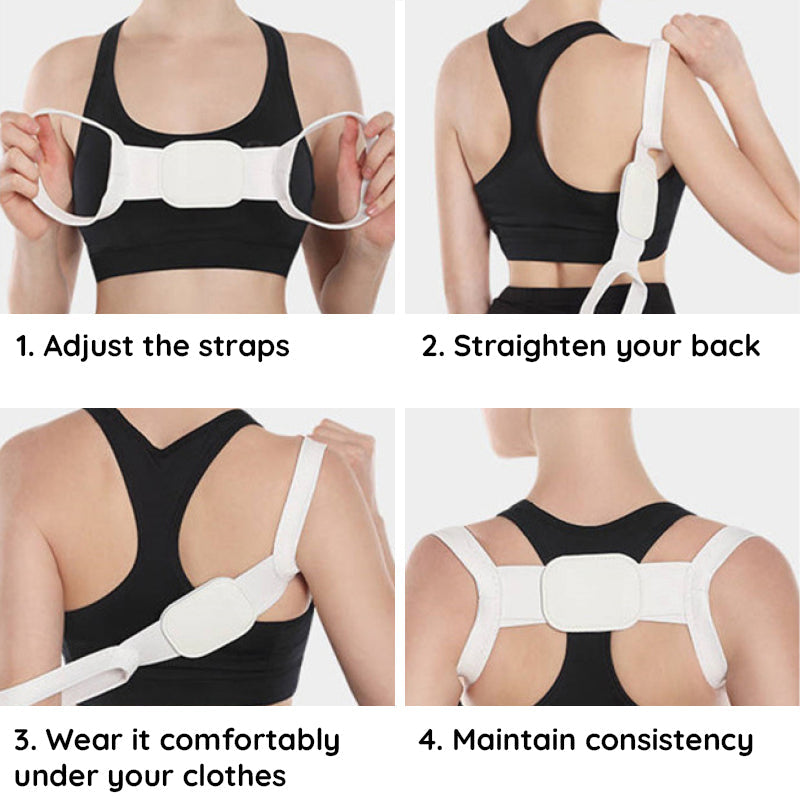 Stornfield | Invisible Back Posture Corrector | Adjustable, Comfortable Design for Improved Posture and Back Support