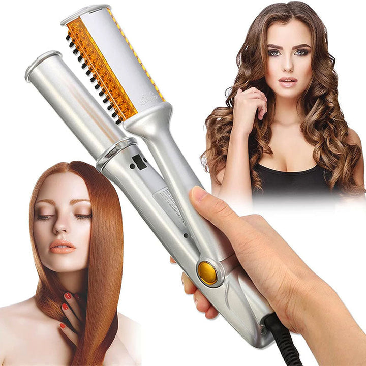 Stornfield | Professional 2 in 1 Rotating Iron Hair Brush