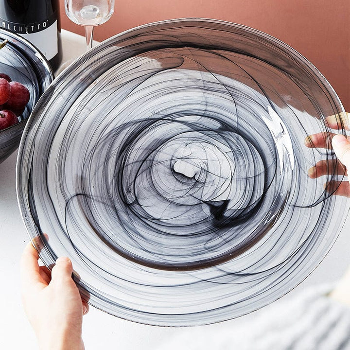 Stornfield Irregular Glass Salad Bowl